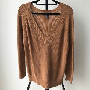 Forever21 Rust Knit Sweater Size Medium